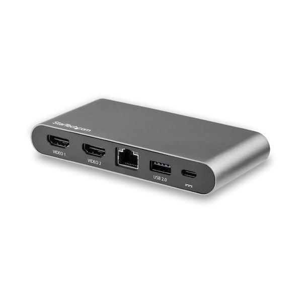 STARTECH.COM ドッキングステーション/USB-C/デュアルモニター/4K HDMI/10...