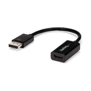 ※法人専用品※STARTECH.COM ディスプレイアダプター/DisplayPort1.2-HDMI1.4/4K30Hz/アクティブ変換 ブラック 長さ215mm×幅20mm×高さ11mm DP2HD4KS 1個