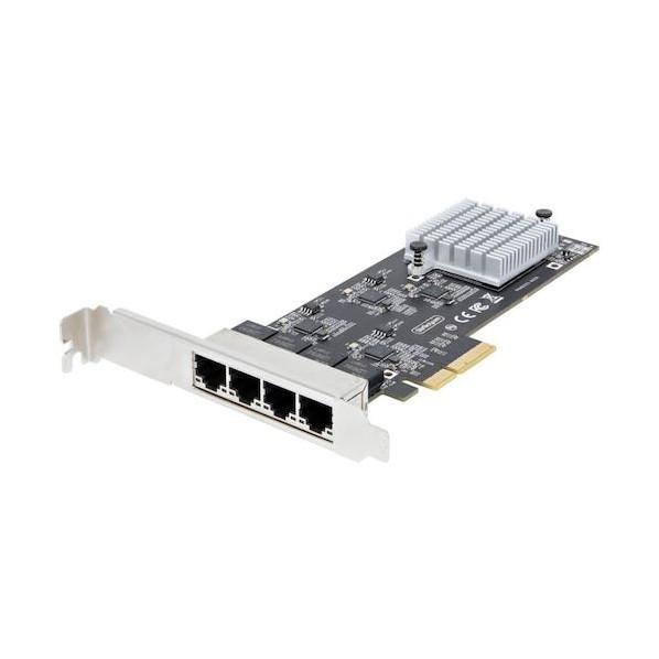 STARTECH.COM ネットワークアダプターカード/PCI Express  x4/4ポート/2...