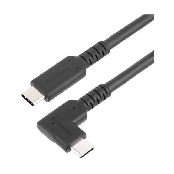 STARTECH.COM USB-Cケーブル/L字型/高耐久/50cm/USB 3.2 Gen 1/...
