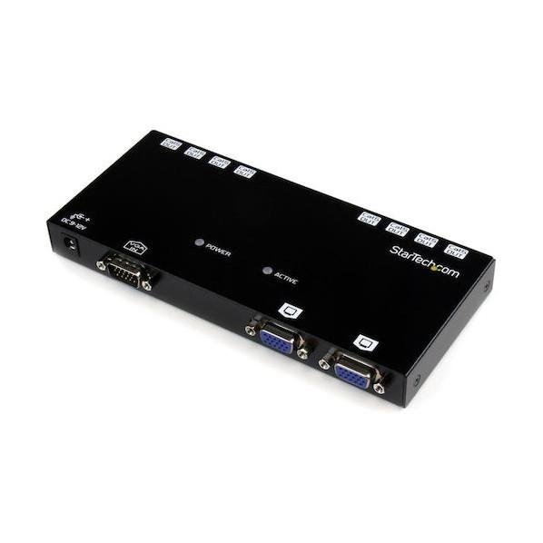 STARTECH.COM VGAエクステンダー/Cat5(カテゴリ5)/8ポート/最大150m延長/...
