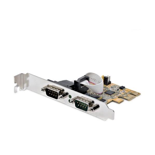 STARTECH.COM社 RS232Cシリアルアダプターカード/PCI Express/2ポート/...
