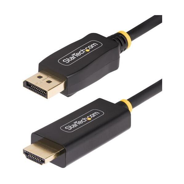 ※法人専用品※STARTECH.COM DisplayPort 1．4 - HDMI 2．0b変換ケ...