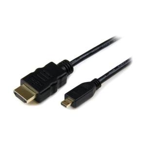 ※法人専用品※STARTECH.COM MicroHDMI-HDMI1．4変換ケーブル/4K30Hz/オス-オス/モニターコード ブラック 長さ50cm×幅20mm×高さ10mm HDADMM50CM 1点