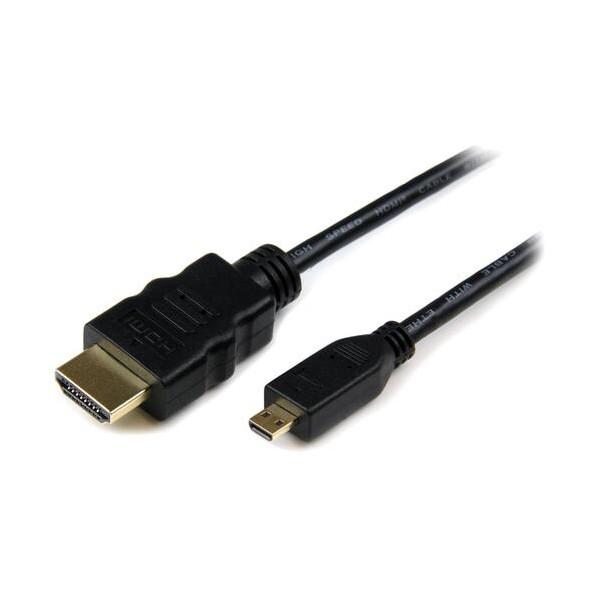 ※法人専用品※STARTECH.COM MicroHDMI-HDMI1．4変換ケーブル/4K30Hz...