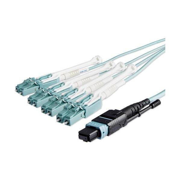 ※法人専用品※STARTECH.COM 光ファイバーケーブル/OM3 マルチモード/10m/MTP-...