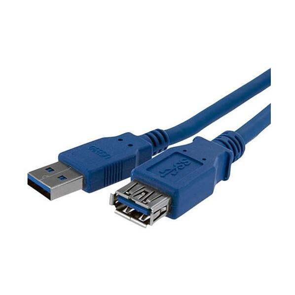 STARTECH.COM USB 3．0 延長ケーブル/1m/ブルー/Type-A to Type-...