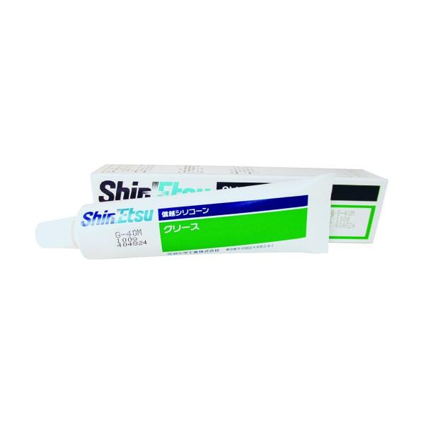 信越化学工業 シリコーングリースＧ４０１００ｇ 186 x 46 x 32 mm G40M-100 ...