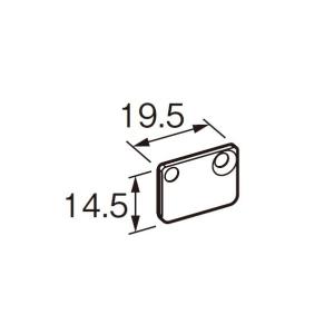 ACE(杉田エース) ピクチャーレイル ギャラリー NST(後付用)ストップ S
