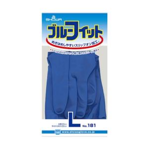 ショーワグローブ ブルーフィット ブルー L ...の詳細画像4