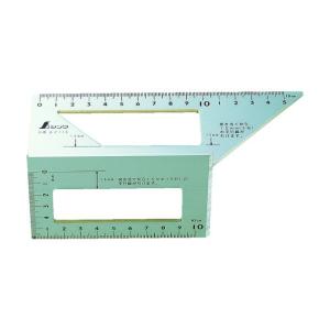 シンワ測定 一発止型定規アルミ 62113