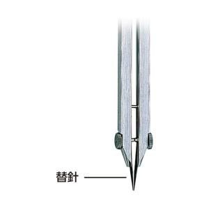 シンワ測定 部品替針デバイダー製図用 7445...の詳細画像1