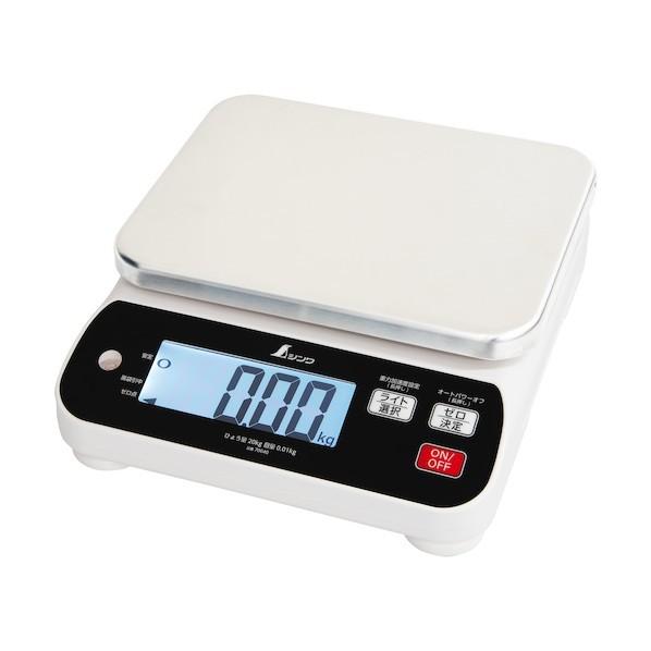 シンワ測定 デジタルはかり WP 20kg 防塵防水 取引証明以外用 20kg 70040 1個