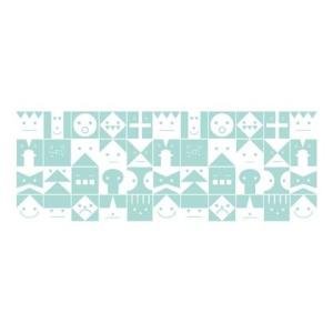 Scandinavian Pattern Collection インテリアレーステープ Graphic Conversation グリーン 142mm