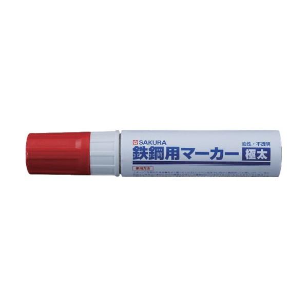 サクラクレパス 鉄鋼用マーカー極太赤 151 x 28 x 28 mm PKK-J-19R