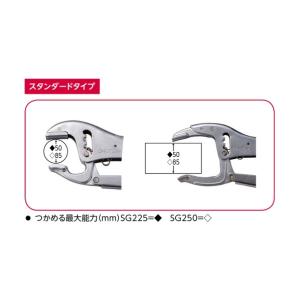 スーパーツール グリッププライヤ 255mm ...の詳細画像1