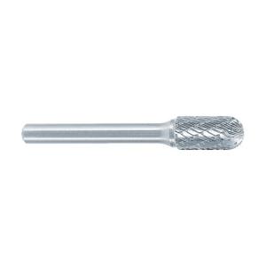 スーパーツール 超硬バーシャンク径6ミリ(先丸円筒型)ダブルカット(刃径:9．5) 軸径6mm SB2C06