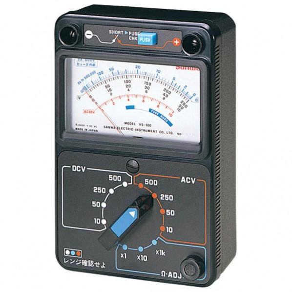 ＳＡＮＷＡ 電圧測定用アナログマルチテスタ VS-100
