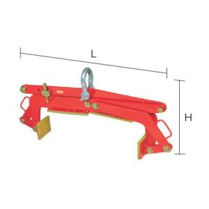 三木ネツレン 丸棒吊クランプ PB-H型 1/2TON (クランプ範囲400〜500mm