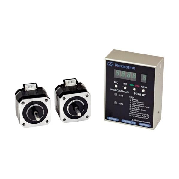※法人専用品※シナノケンシ 2軸同時駆動スピードコントローラ&amp;ステッピングモータ2台セット CSA-...