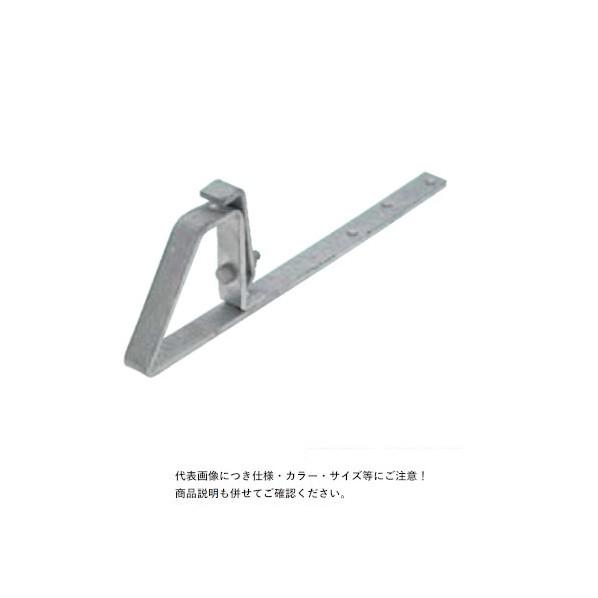 スワロー工業 D321 ドブ 生地 P型アングル雪止 H80 爪無 6×22 釘打 グレー(灰) 1...