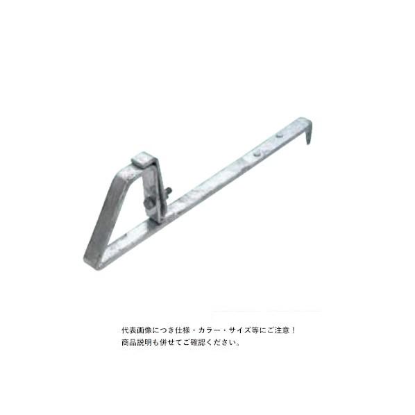 スワロー工業 D321 ドブ 生地 P型アングル雪止 H80 L370 6×22 爪付 グレー(灰)...