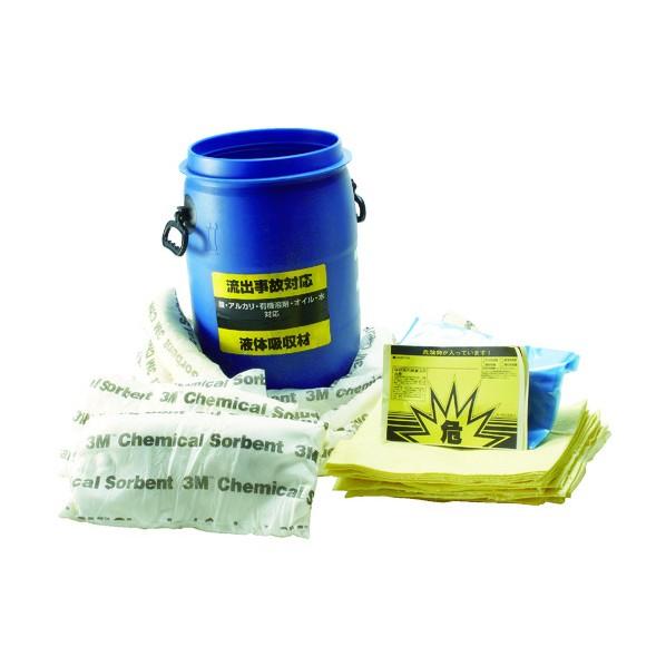 スリーエム スピルキット危険物流出対策用キット ケミカルタイプ 20リットル用 JSK3020 1セ...
