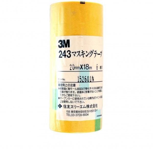 スリーエム マスキングテープ #243J 6P 20mm×18m 243JDIY-20