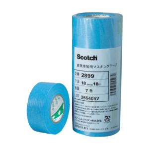 3M 建築塗装用マスキングテープ 水色 15mm×18m No.2899