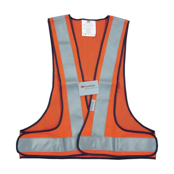 スリーエム 高視認性反射ベスト SVP-02R レッドオレンジ SVP-02R 1点
