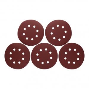 三共コーポレーション 変速ランダムサンダー(MRS-1250)用 サンディングペーパー #240(5枚入り) 125mm 25-543 1点