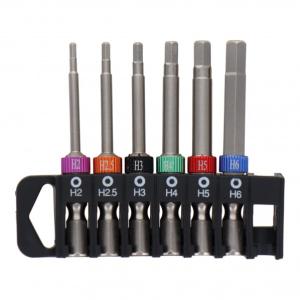 TRAD 6PCヘクスビットセット 全長:65mm TCH-665 1