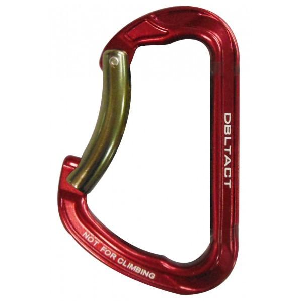 三共コーポレーション DBLTACT アルミ鍛造カラビナ レッド DT-AKD-R 1ケ