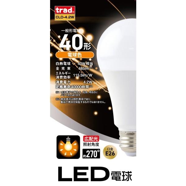 三共コーポレーション LED交換球 電球色 CLD-4.2W
