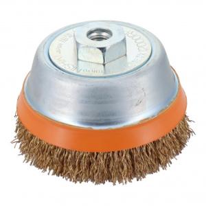 三共コーポレーション 建工快速 カップワイヤーブラシ 75mm 鋼線メッキ スカート付 55×80×80 KCB-75KS