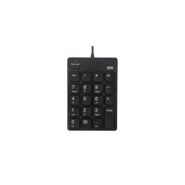 サンワサプライ USB2．0ハブ付テンキー NT-18UH2BK(705)