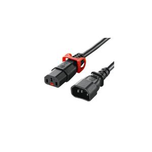 APW15-C14C13LP-5 サンワサプライ 0.5m 抜け防止ロック式電源コードロックプラス ロックプラス