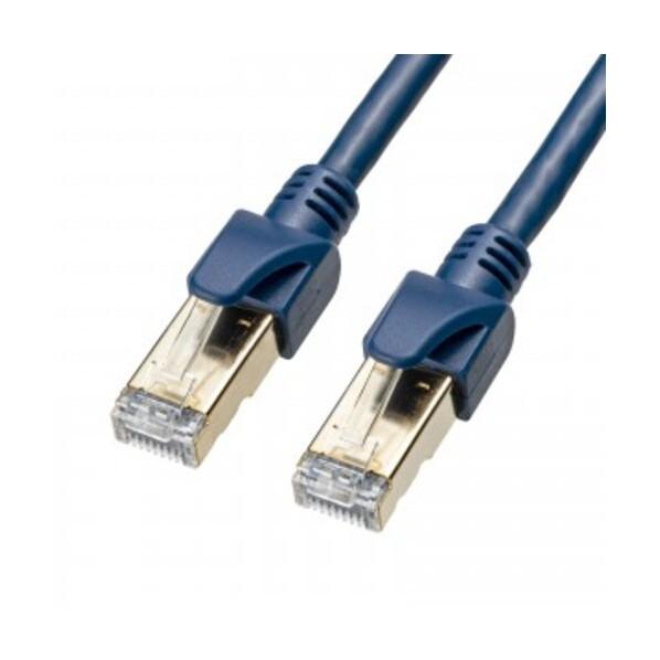 サンワサプライ カテゴリ6Aハンダ産業用LANケーブル KB-H6A-02NV   1点