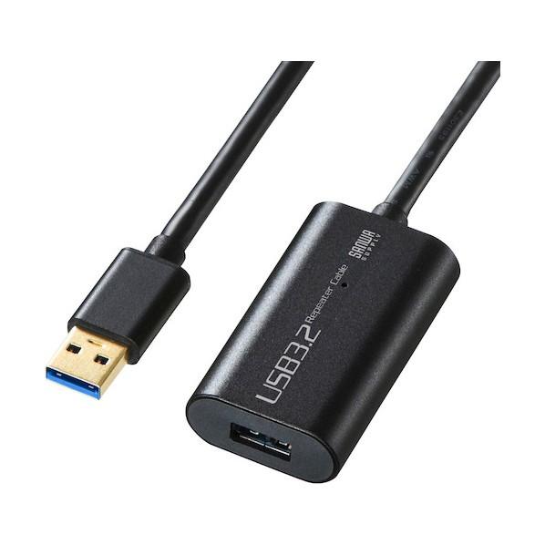 サンワサプライ 【法人専用品】USB3.2アクティブリピーターケーブル5m KB-USB-R305 ...