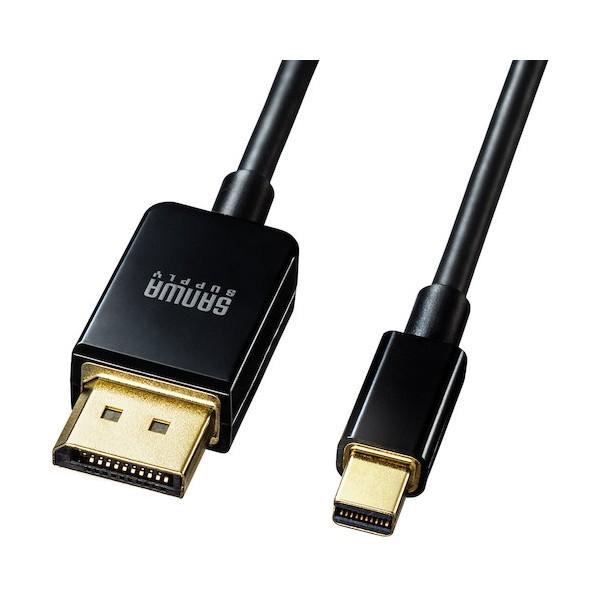 サンワサプライ ミニ-DisplayPort変換ケーブル 2m(Ver1.4) KC-DPM1402...