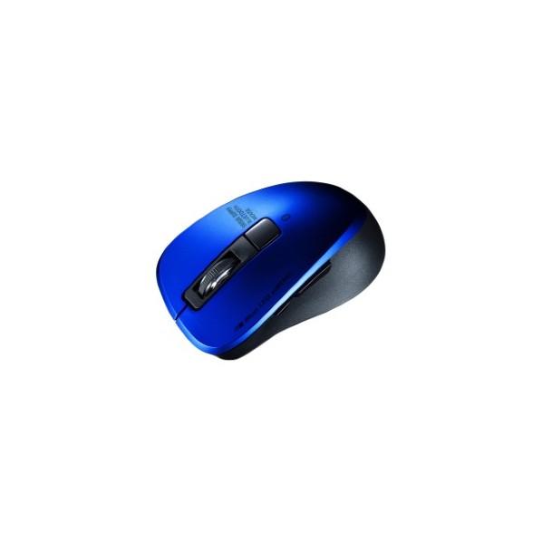 サンワサプライ 静音Bluetooth 5.0 ブルーLEDマウス(5ボタン・ブルー) MA-BTB...
