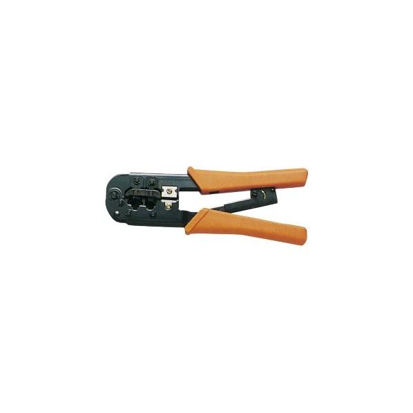 ※法人専用品※サンワサプライ かしめ工具(ラチェット付き) HT-568R 1点