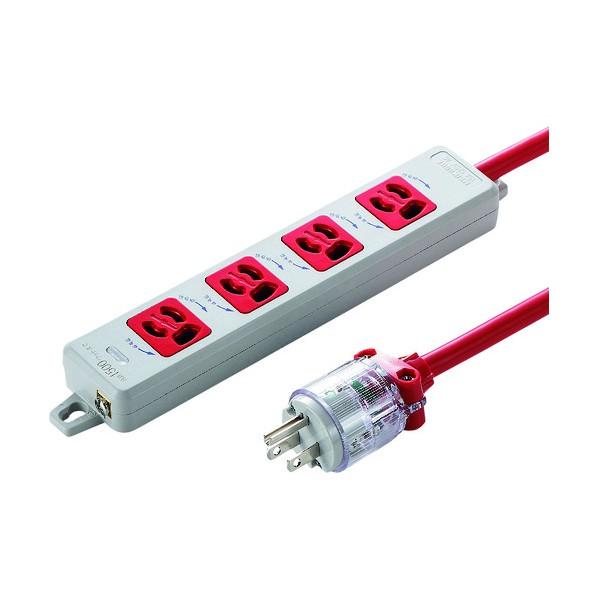 ※法人専用品※サンワサプライ 医用接地プラグ付き電源タップ TAP-HPM4-5R 1点