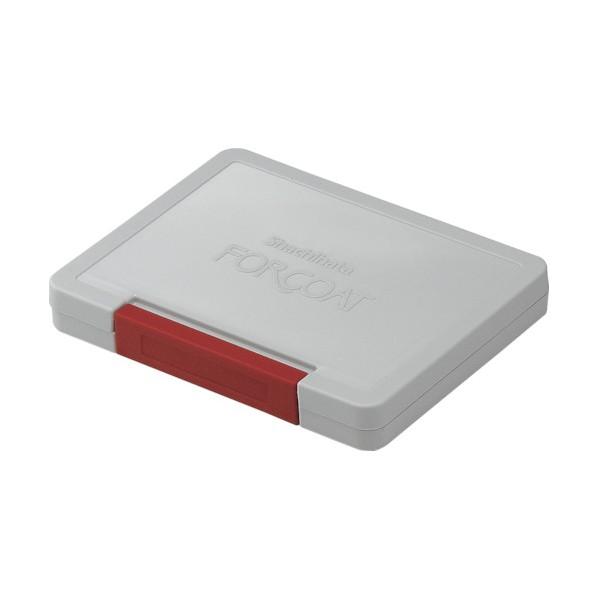 シャチハタ フォアコートスタンプ台 大形 赤 HCN-3-R 1個
