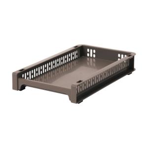 サンコープラスチック pla 42898 Eラック トレー SM BR ブラウン 42898