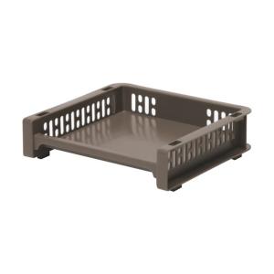 サンコープラスチック pla 43128 Eラック トレー SS BR ブラウン 43128