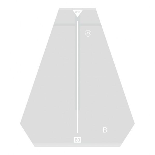 シモジマ HEIKO サンドイッチ袋 80 イージーカット ライン白 100枚 006770602 ...