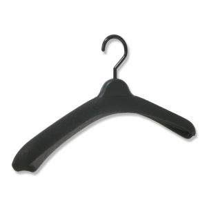 シモジマ ハンガー用品 ウレタンカバー 黒 Mサイズ 10枚パック 幅350×高45mm 009700633 10枚