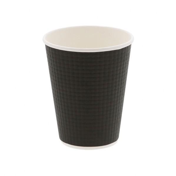HEIKO 紙コップ エンボスカップ 8オンス 口径80 ブラック 口径80×高95×底径52mm ...