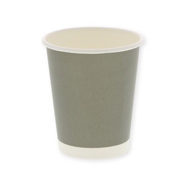 HEIKO ペーパーカップ アイス・ホット兼用 ライトグレー 8オンス 口径80mm 口径80×高9...
